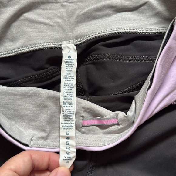 Lululemon Run Pace Crop Size 6 - Picture 6 of 11